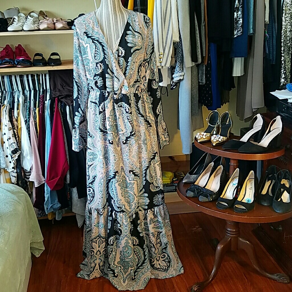 Paisley dress Sz 14